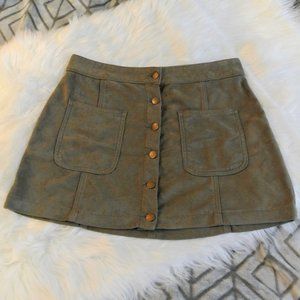 Altar'd State Olive Green Skirt